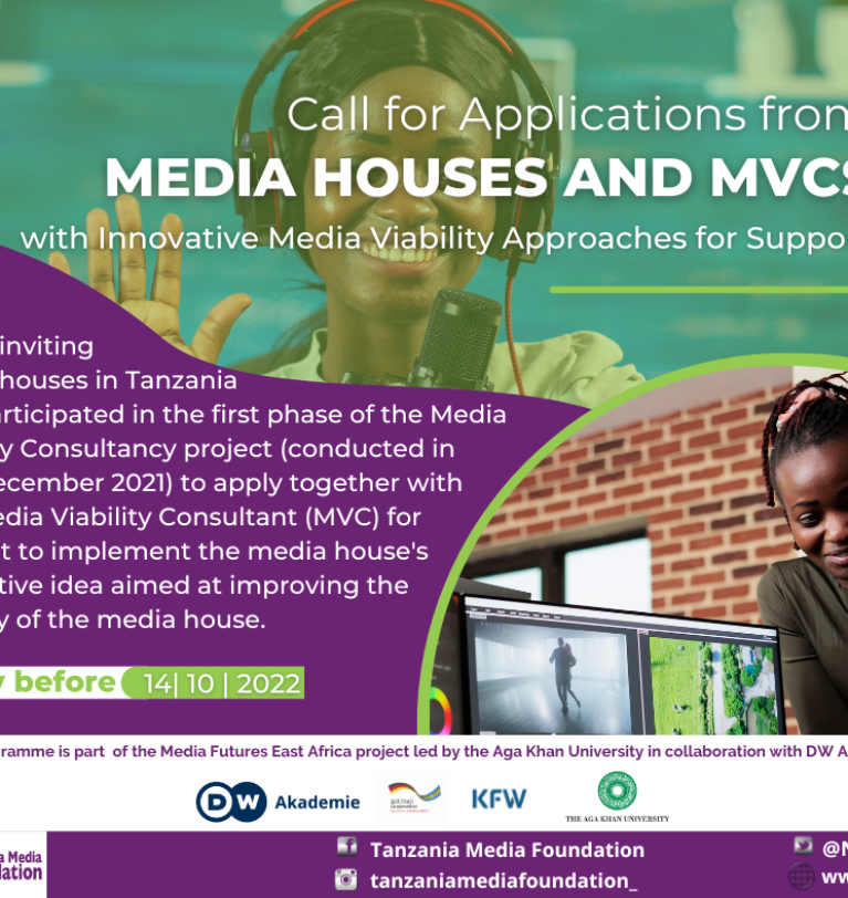 Call for Applications from Media Houses and MVCs with Innovative Media Viability Approaches for Support