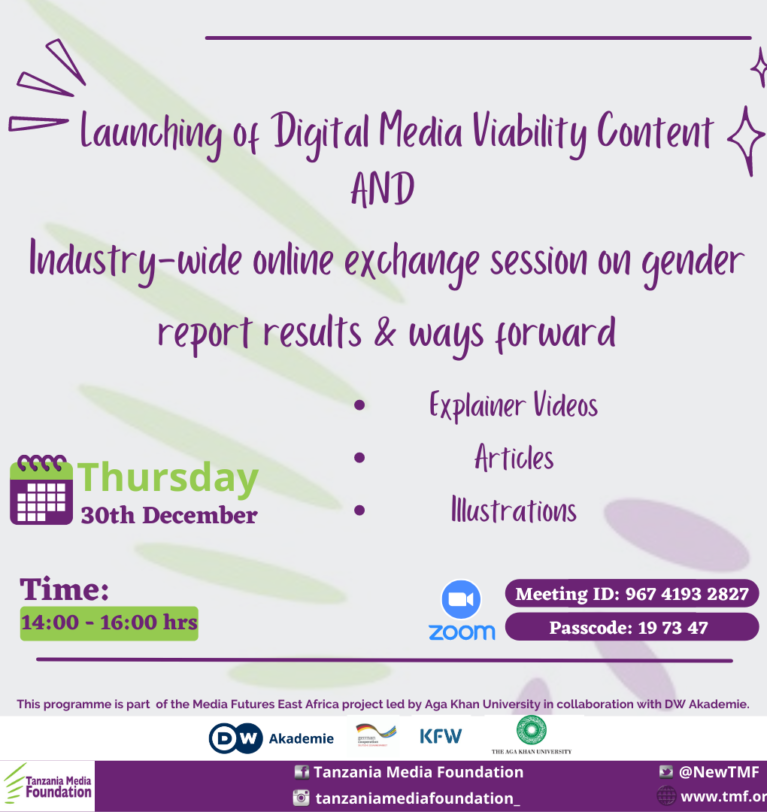 TMF launches media viability content and gender report findings.